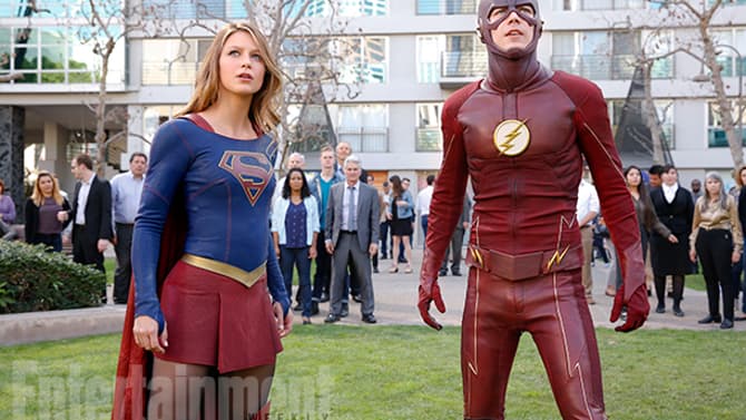 Kara & THE FLASH Get Acquainted In More Photos From SUPERGIRL Season 1 Episode 18: &quot;Worlds Finest&quot;