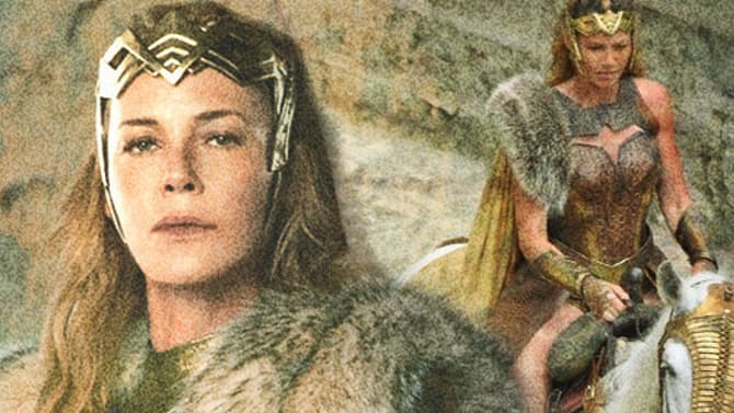 New Photos From WONDER WOMAN Set Feature 'Queen Hippolyta' Taking A Ride In Themyscira