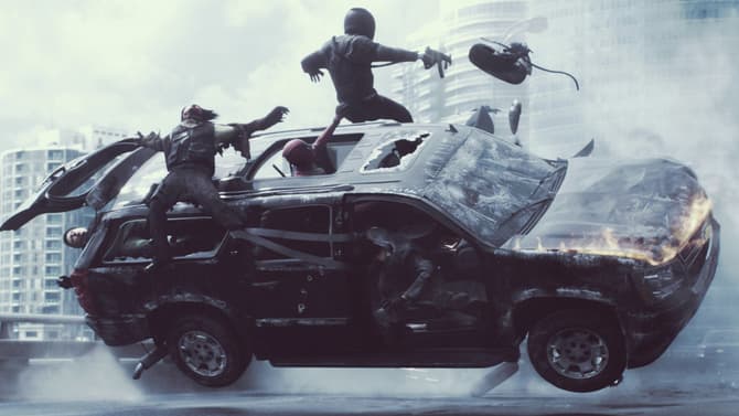 Amazing New VFX Breakdown For DEADPOOL Walks You Through That Wild Highway Chase