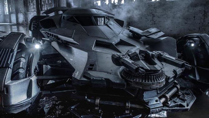 BATMAN v SUPERMAN: Details On The &quot;Sexy&quot; Batmobile, Tumbler Differences, And The Batwing