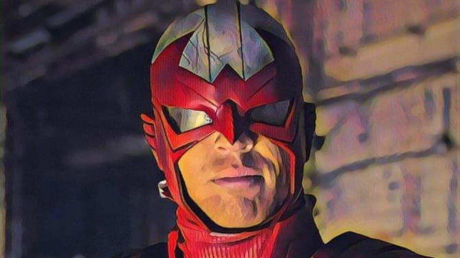 TITANS: A Brand-New Photo Provides Us With Another Look At The Costume For Alan Ritchson's Hawk