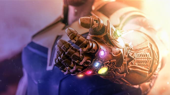 New AVENGERS: INFINITY WAR Poster May Reveal The Third Infinity Stone Thanos Will Get His Hands On