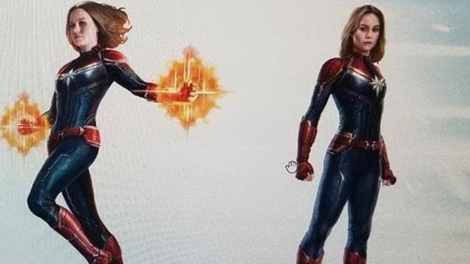 CAPTAIN MARVEL Leaked Promo Art And Posters Feature Her Flight Suit, Young Nick Fury, And More