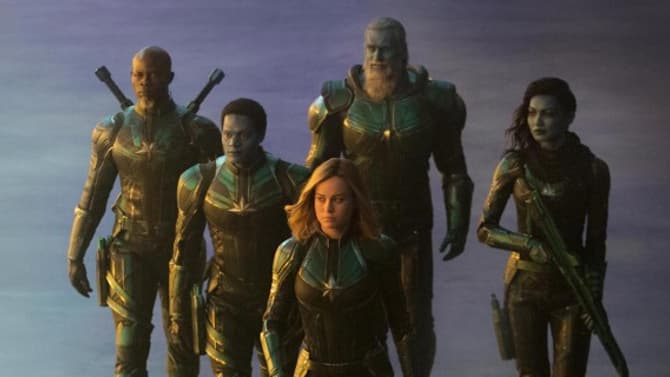 CAPTAIN MARVEL Stills Feature The Skrulls, Ronan, Nick Fury, Jude Law's Starforce Commander And More