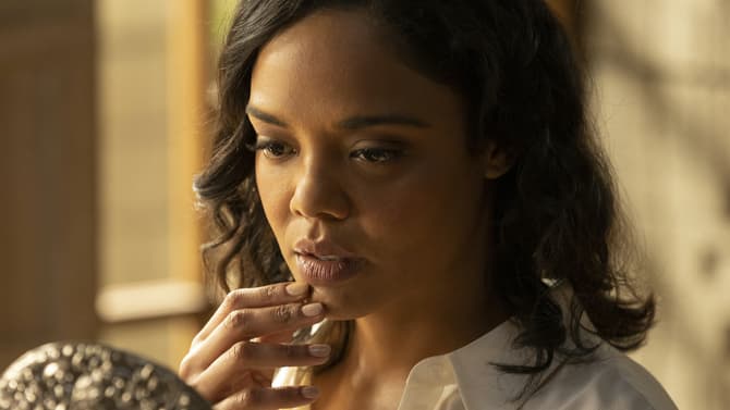 WESTWORLD: Tessa Thompson Is Front & Center In Spoiler Photos From Season 3, Episode 3: &quot;The Absence of Field&quot;