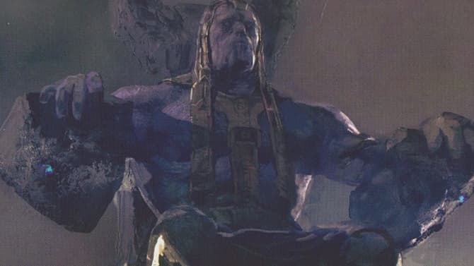 AVENGERS: INFINITY WAR Hi-Res Concept Art Sees The Mad Titan Thanos Going Shirtless...And He Looks Great!