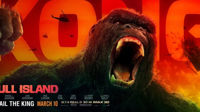 This Is No Ordinary Monkey In Three More Clips From KONG: SKULL ISLAND; Plus A New Featurette, Stills & B-Roll