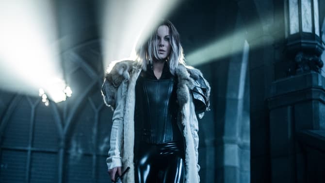 Kate Beckinsale Springs Into Action, Guns Blazing, On An Icy Cold New Poster For UNDERWORLD: BLOOD WARS