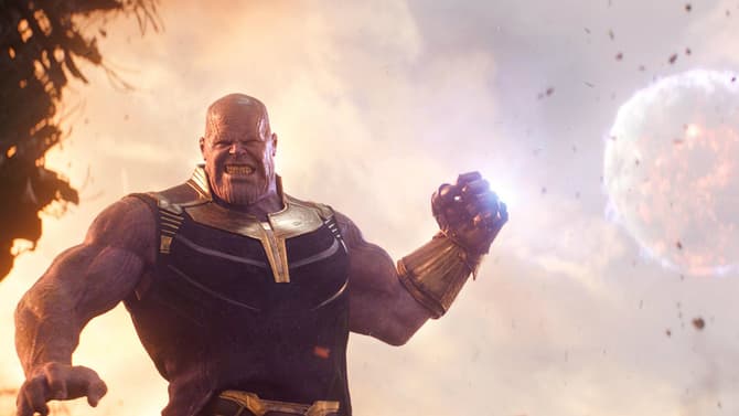 The Mad Titan Thanos Looms Over Our Heroes In This Brand New AVENGERS: INFINITY WAR Promo Art