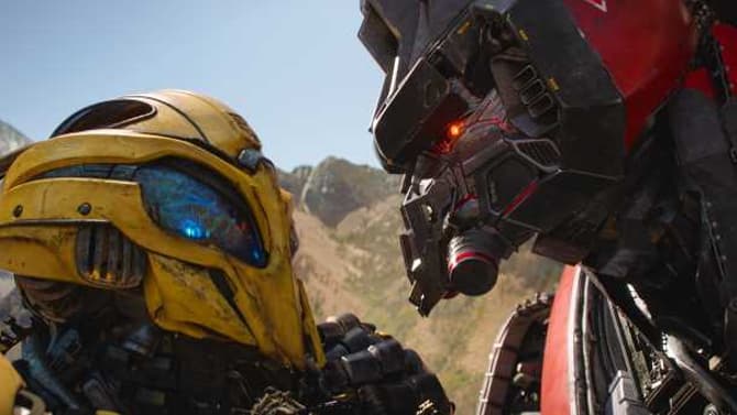 BUMBLEBEE Squares Off With Blitzwing In An Action-Packed New Clip; Plus Cool New IMAX Poster