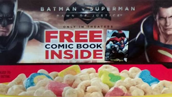 New BATMAN V SUPERMAN Cereal Promotions Are Sweet!