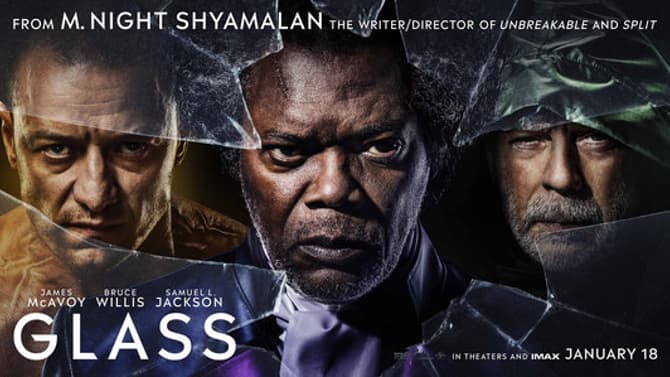 GLASS Character Posters & Banners Set The Stage For A Showdown Twenty Years In The Making; Plus New Featurette