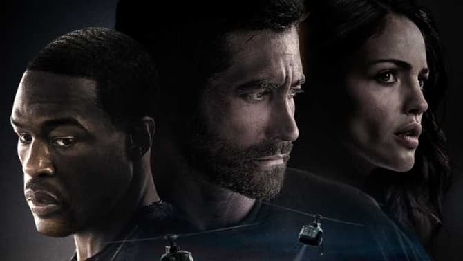 AMBULANCE Poster Sends Jake Gyllenhaal, Yahya Abdul-Mateen II, & Eiza González On One Hell Of A Ride