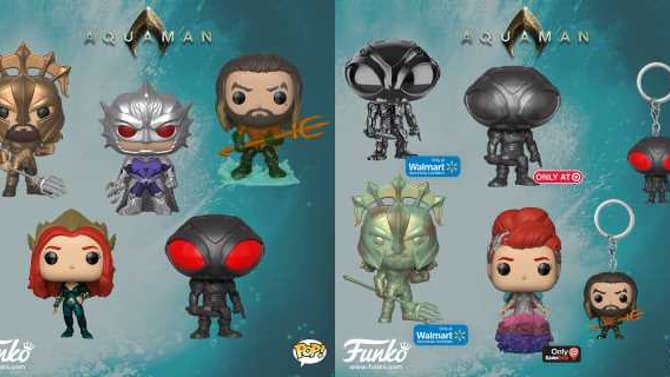 AQUAMAN Funko POPs And Mystery Minis Reveal Some Alternate Costumes And New Characters