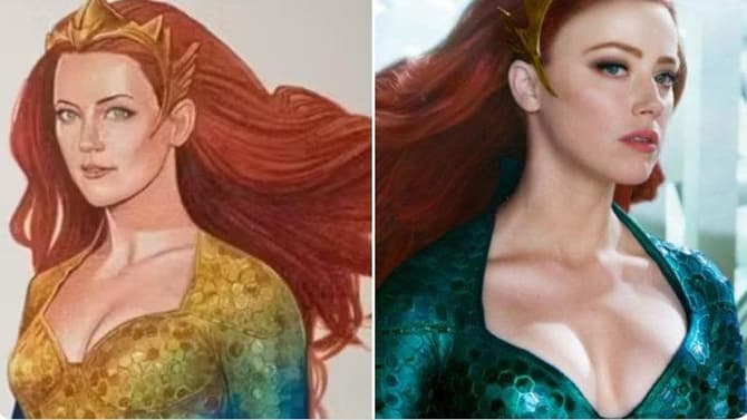 AQUAMAN & THE LOST KINGDOM Concept Art Spotlights Alternate Mera Costume Designs