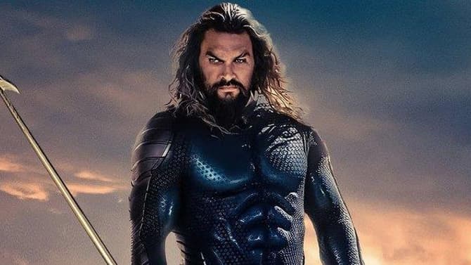 AQUAMAN & THE LOST KINGDOM Star Jason Momoa Shares New BTS Shot Of Arthur Curry Addressing The UN