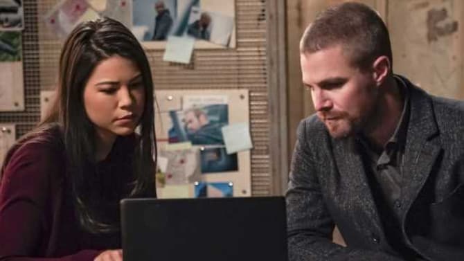 ARROW: Oliver & Emiko Work Together In New Photos From Season 7, Episode 14: &quot;Brothers & Sisters&quot;