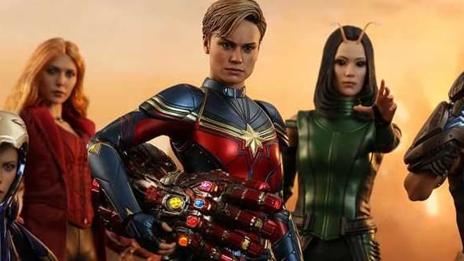 AVENGERS: ENDGAME - Captain Marvel Hot Toys Action Figure Features Her New Suit From The Final Battle