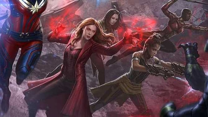 AVENGERS: ENDGAME - Jaw-Dropping Andy Park Keyframe Concept Art Shows A-Force Heading Into Battle