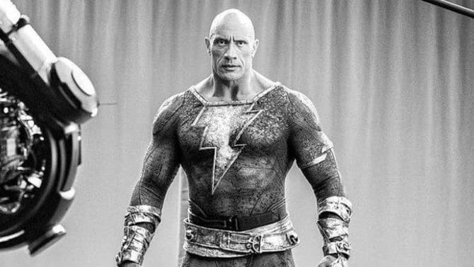 BLACK ADAM Star Dwayne Johnson Shares New BTS Photo As Reshoots Continue