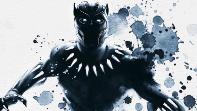 BLACK PANTHER Gets A Sweet New Artwork Poster Ahead Of Tonight's Red Carpet Premiere