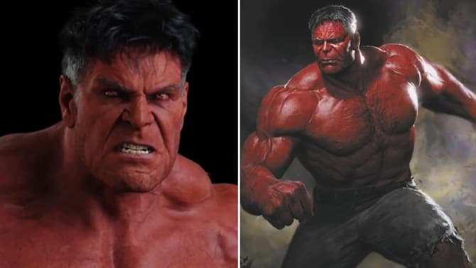 CAPTAIN AMERICA: BRAVE NEW WORLD Concept Art Reveals New Look At Ryan Meinerding's Fearsome Red Hulk Design