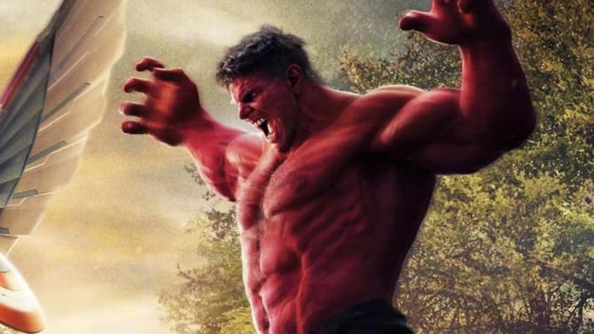 CAPTAIN AMERICA: BRAVE NEW WORLD International Poster Pits Sam Wilson Against The Rampaging Red Hulk