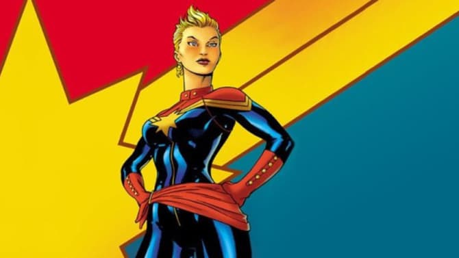 CAPTAIN MARVEL: Clearer Version of SDCC Art Gives Us A Much Better Look At Brie Larson As Carol Danvers