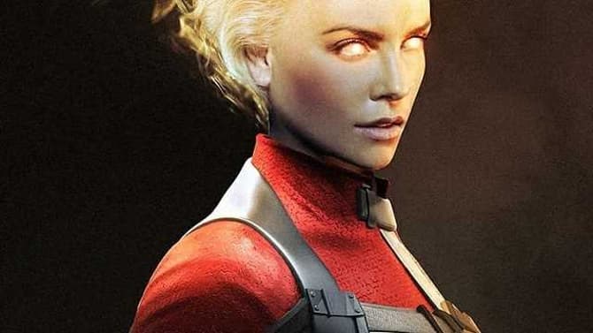 CAPTAIN MARVEL Fan-Art Reveals What Charlize Theron Would Look Like As The MCU's Carol Danvers