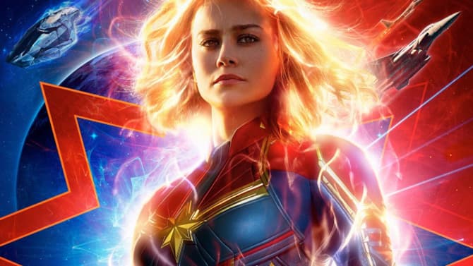 CAPTAIN MARVEL: Fiery New Theatrical Poster Released Ahead Of Tomorrow Night's Trailer Launch