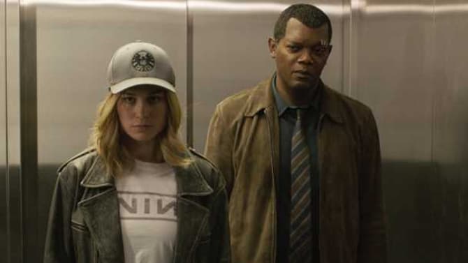 CAPTAIN MARVEL Is Fandango's Top Preseller Since INFINITY WAR; Nick Fury Faces Talos In A New Clip