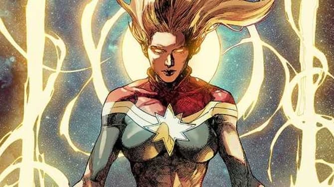 CAPTAIN MARVEL Is The &quot;Protector Of The Skies&quot; On This New Official Movie Promo Art