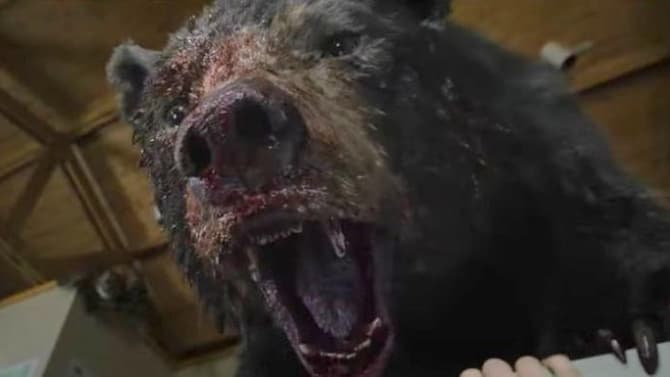 COCAINE BEAR Red Band Trailer Sends The Titular Beast On A Flake-Fuelled Rampage