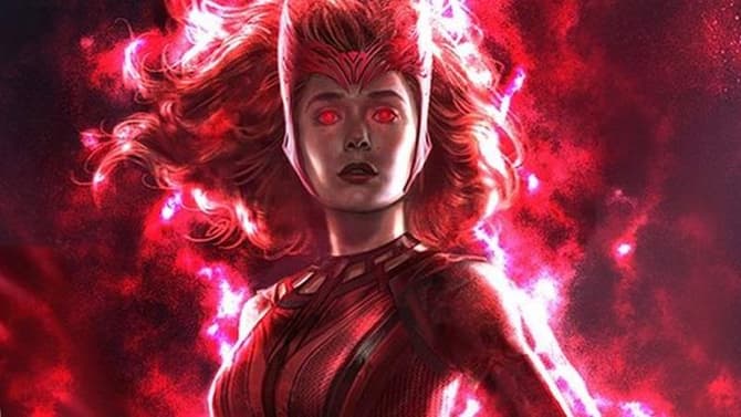 DOCTOR STRANGE IN THE MULTIVERSE OF MADNESS Concept Art Show Scarlet Witch Unleashing Her Powers