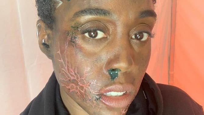 DOCTOR STRANGE IN THE MULTIVERSE OF MADNESS Star Lashana Lynch Shares Captain Marvel Behind The Scenes Photos