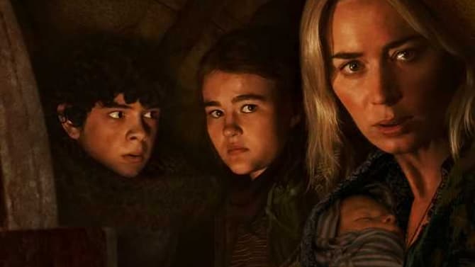 Emily Blunt Protects Her Family On The Official Theatrical Poster For A QUIET PLACE PART II