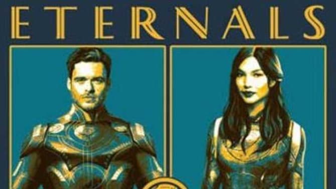 ETERNALS Leaked Promo Art Features Richard Madden's Ikaris And Gemma Chan's Sersi