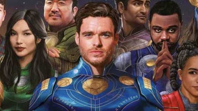 ETERNALS Promo Art Gives Us A (Blurry) New Look At The Cosmic Super-Team Assembled