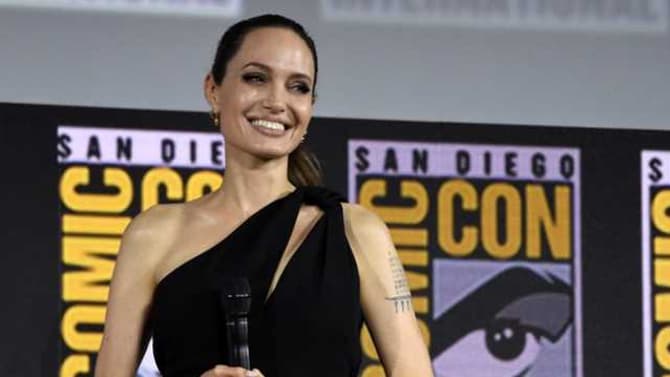 ETERNALS Star Angelina Jolie Says She's Training Hard To &quot;Give The MCU The Thena They Deserve&quot;