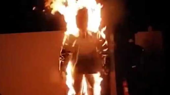 FIRESTARTER Remake Begins Production As Blumhouse Shares Old-School Flame Stunt Video