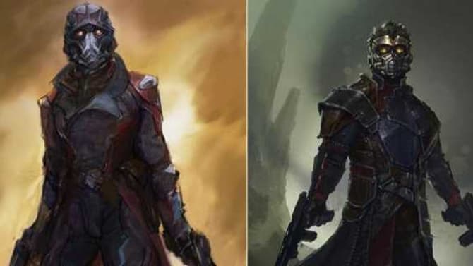 GUARDIANS OF THE GALAXY Concept Art Shows Alternate Designs For The Legendary Star-Lord And Drax The Destroyer