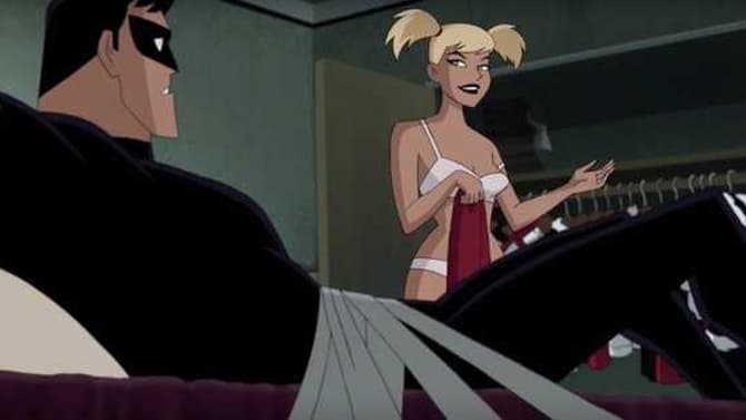 Harley And Nightwing Get Frisky In This Surprisingly Risque New Clip From BATMAN AND HARLEY QUINN