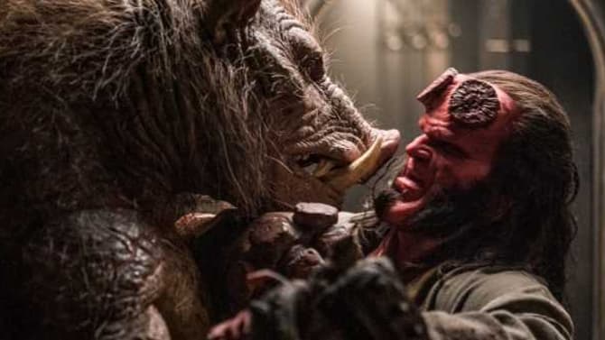 HELLBOY Battles The Gruagach In New Stills From His Upcoming Reboot; Plus New Clip, Featurette & Posters