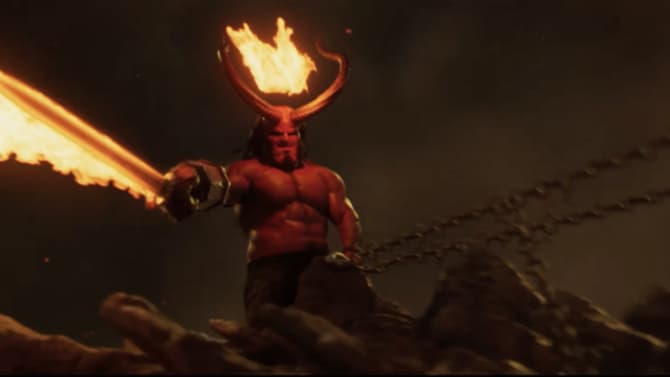 HELLBOY Raises Some Hell & Rides A Demonic Dragon In A Pair Of Very Bloody New Trailers