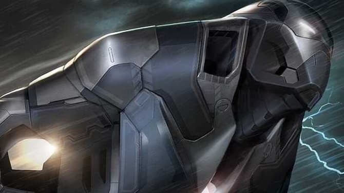 IRON MAN 3 Concept Art Reveals A Closer Look At Tony Stark's Mark 40 &quot;Shotgun&quot; Armor