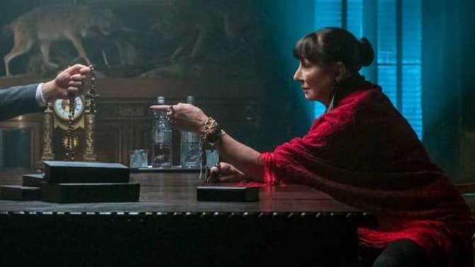 JOHN WICK: CHAPTER 3 - New Photo Gives Us A First Look At Anjelica Huston As The Director