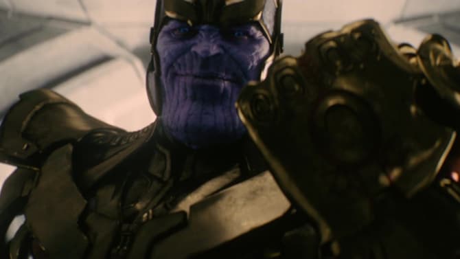 Josh Brolin Teases His Thanos Makeover With A New Split-Screen AVENGERS: INFINITY WAR Image