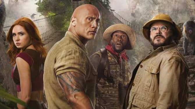 JUMANJI: THE NEXT LEVEL International Poster Sends The Lead Quartet Toward An Ice Castle