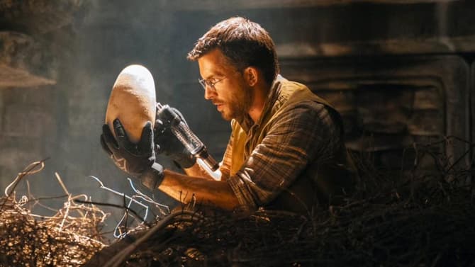 JURASSIC WORLD REBIRTH New Look Finds Scarlett Johansson & Jonathan Bailey In A Dinosaur Nest