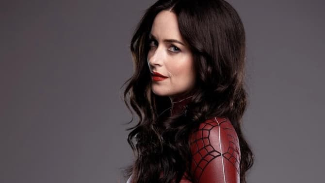 MADAME WEB Promo Photos Reveal Our Best And Most Detailed Look At Dakota Johnson's Superhero Costume